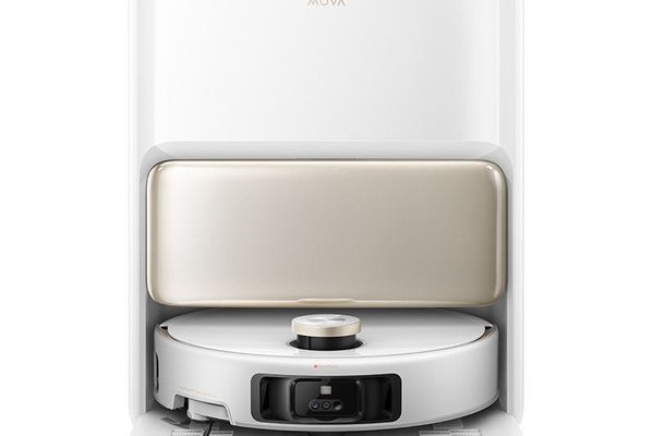 Mova V50 Ultra Complete - Aspirator Robot cu Mop Inteligent, 24000Pa, Baterie 6400mAh, 220min Autonomie, Navigare AI SmartSight, Statia Auto-Intretinere, Alb