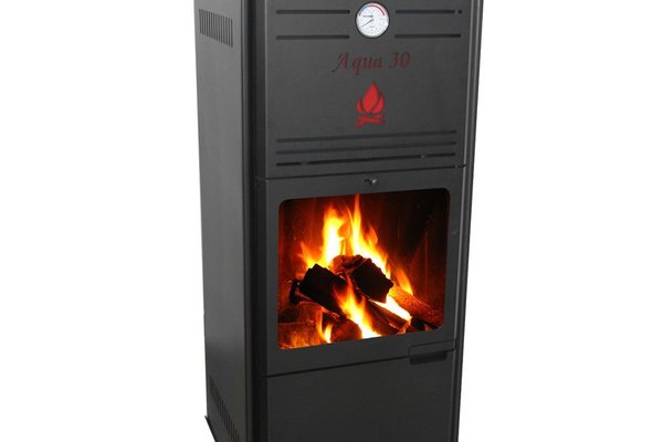 Termosemineu pe lemne, brichete, FORNELLO Aqua PREMIUM 30 KW