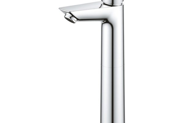 Baterie lavoar Grohe Bauloop, montare pe blat, crom, monocomanda, furtunuri flexibile-23764001