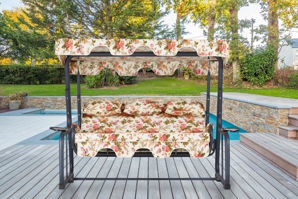 Balansoar Vitis 4 pentru 3 Persoane Multicolor 200x165x110 cm