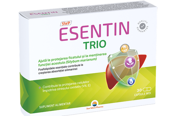 Esentin Trio 30 Capsule - Supliment Nutritional de la Sun Wave Pharma
