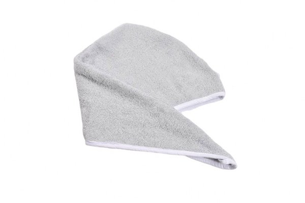 Prosop de par tip turban frotir bumbac gri