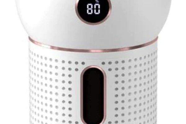 Umidificator incarcare USB 3 in 1 cu proiector cer instelat pulverizare silentioasa 650ml Alb