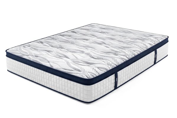 Saltea Ideal Sleep HOTEL SERIES CALIFORNIA LUX MEMORY, Arcuri Bonell, spumă poliuretanică elastică, spumă cu memorie, husă cu aerisire optimă, superortopedică, Grosime 28 cm