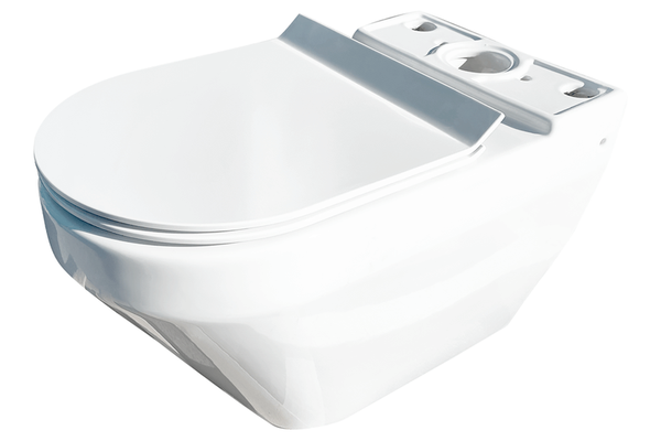 Vas WC Cersanit Compact BTW Crea Oval Clean On 010/020 cu Capac Soft Close K114-023