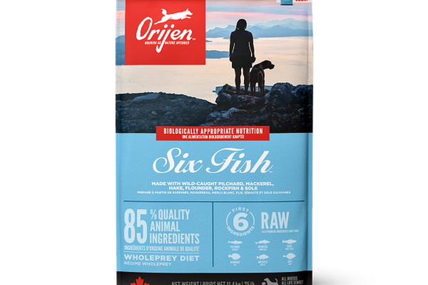 Hrana uscata pentru caini Orijen Dog 6 Fish, 2 kg - Peste