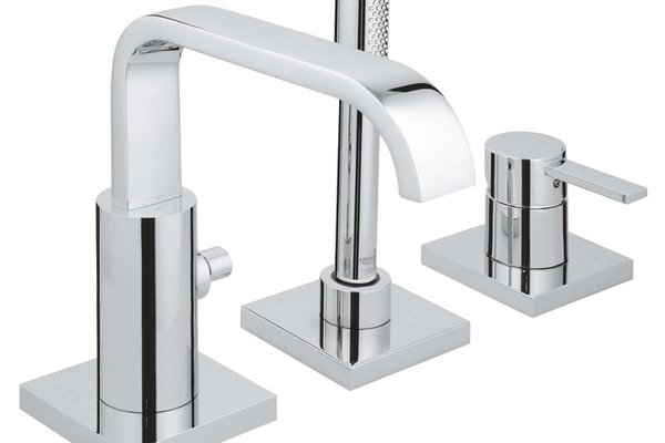 Baterie cada/dus 3 gauri, Grohe Allure, montare pe cada,fara corp incastrat-19316000