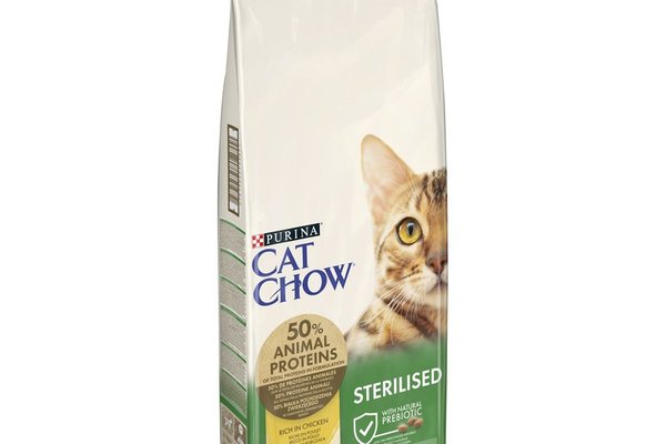 PURINA CAT CHOW Sterilised, Pui, 15 kg