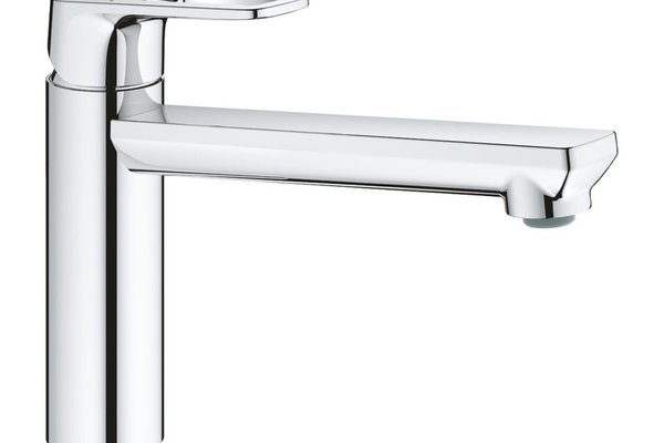 Baterie bucatarie Grohe Bauloop, pipa pivotanta,crom,furtune flexibile-31706000