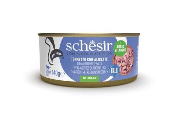 Hrana umeda pisici, Schesir, Ton si Ansoa in Jeleu, 140 g