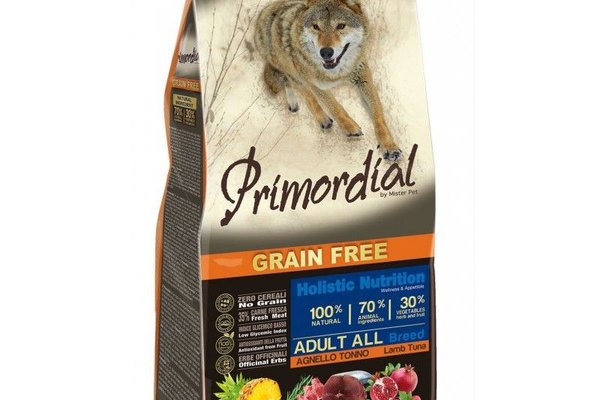 Primordial Grain-Free Holistic Dog Adult Tuna & Lamb, 12 Kg