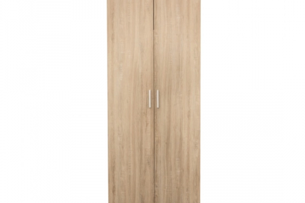 Dulap ALMA 2 usi, 1 raft, bara haine, sonoma, 80x52x203 cm