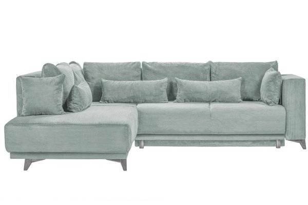 Colțar Extensibil NOMAD, cu ladă de depozitare, variante stânga/dreapta 280x215x90 cm