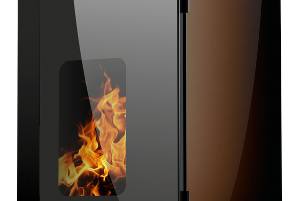 Centrala termosemineu pe peleti Burnit Vision Brown 18 kw, echipata cu pompa de circulatie, vas de expansiune, automatizare, suprafata pana la 120 metri patrati 