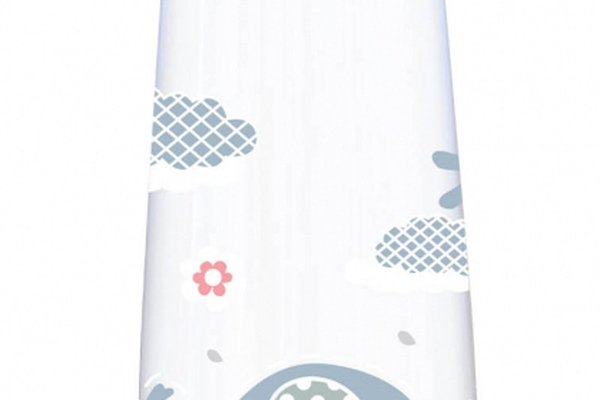 Biberon Animals 250 ml capac decorat 0 luni+ Moonlight Blue