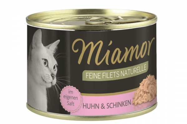 Hrana umeda pisici, Miamor Filet Pui cu Sunca, 100 g