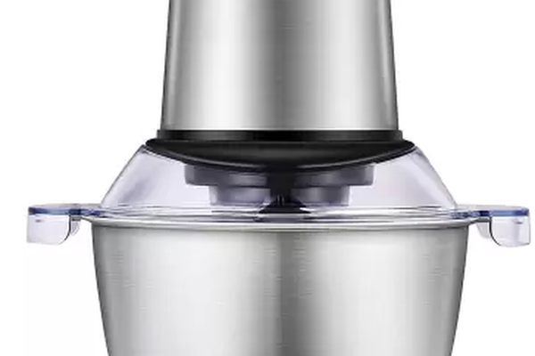 Tocator Electric Multifunctional Q JR842 650W cu 2 Viteze din Inox pentru Carne Fructe si Legume Capacitate 3L