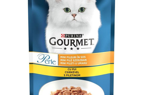 GOURMET PERLE cu Pui in sos, 85 g