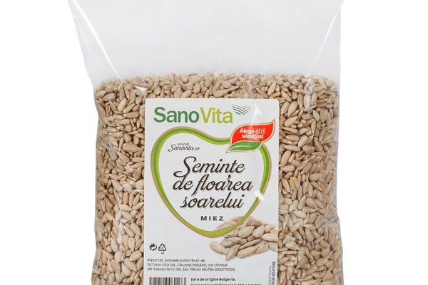 Seminte de Floarea Soarelui SanoVita, 500g - Nutrienti Esentiali pentru Sanatate