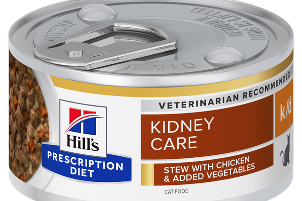 Hill's Prescription Diet Feline Kidney Care Stew Chicken & Vegetables, 82 g