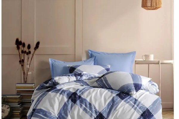 Lenjerie de pat bumbac satinat 2 persoane,homs,serie D 270,00014