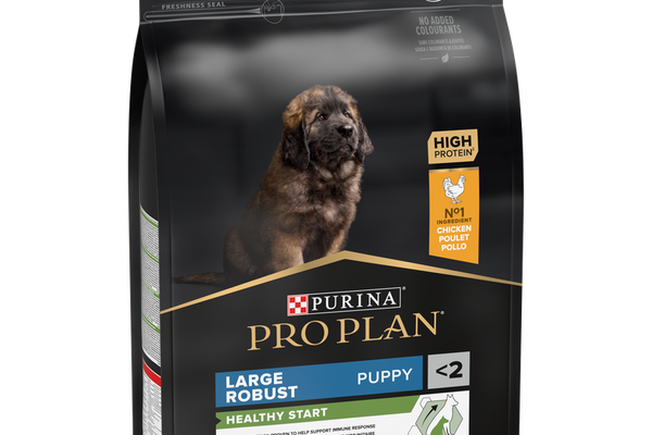 PURINA PRO PLAN PUPPY Healthy Start, Talie Mare Robustă, Pui, 3 kg