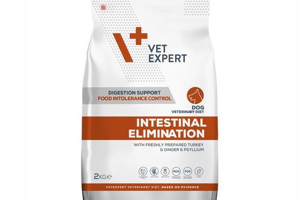 4T Dieta Veterinara Intestinal Dog Elimination, Vetexpert, 12 kg - Hrana pentru Caini