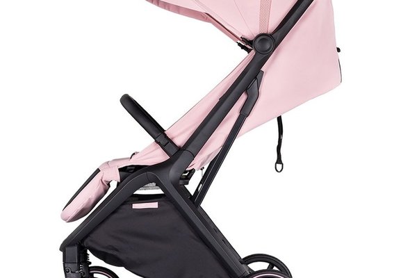 Carucior pentru copii Chipolino Diamond pink marshmallow, Cadru aluminiu, Spatar reglabil, suport picioare reglabil, Suspensii, greutate suportata 22 kg