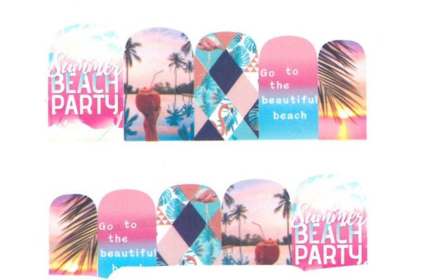 Sticker decor unghii BN1704 - BN1694