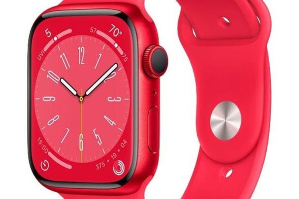 Apple Watch Series 8 2022, GPS, Aluminium 41mm N/A Red Foarte bun