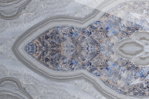 Gresie portelanata rectificata Blue Stone  bookmatch A  60X120  lucioasa