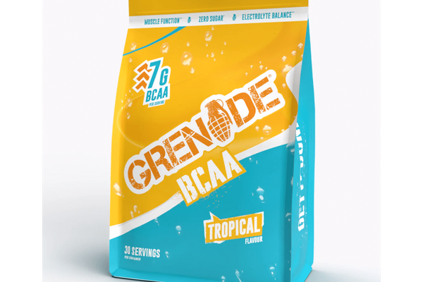 Grenade BCAA Tropical 390g - Complex de Aminoacizi Esentiali pentru Performanta
