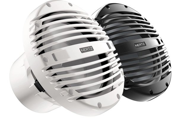 Subwoofer Marine Hertz HMS 10 B-C 2, Alb / Negru, 250mm, 250W RMS, 2Ω
