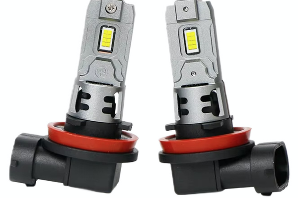 Set 2 becuri auto LED 9006 K7 model 3570 de 100W 10000 lumeni 6000k