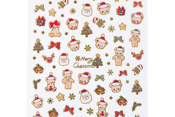 Sticker decor unghii model iarna/Craciun 3556 - MS-C263