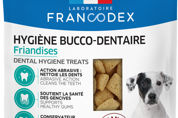 Francodex, recompense pentru igiena dentara, catelusi, 75 g