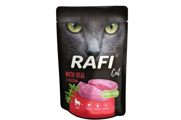 Hrana Umeda Pisici, Rafi Cat, Vitel, 100 g