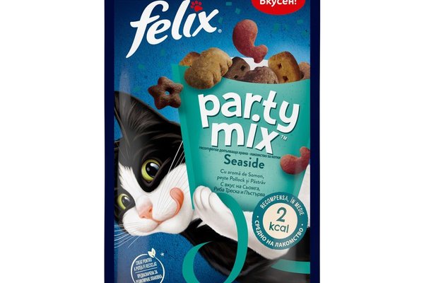Recompense pisici, Felix Party Mix Ocean Mix, 60 g