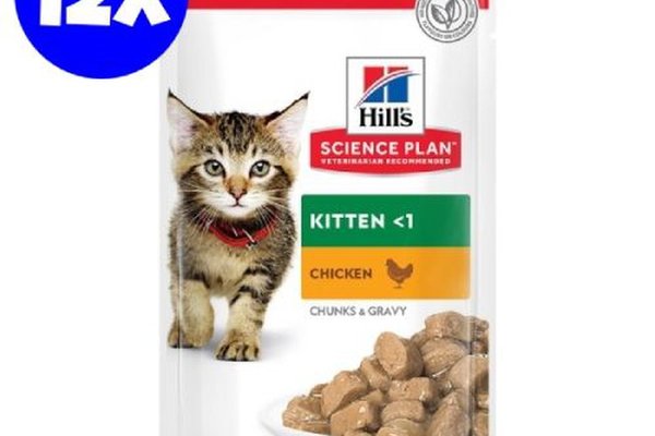 Hill's Science Plan Feline Kitten Chicken, 12x85 g