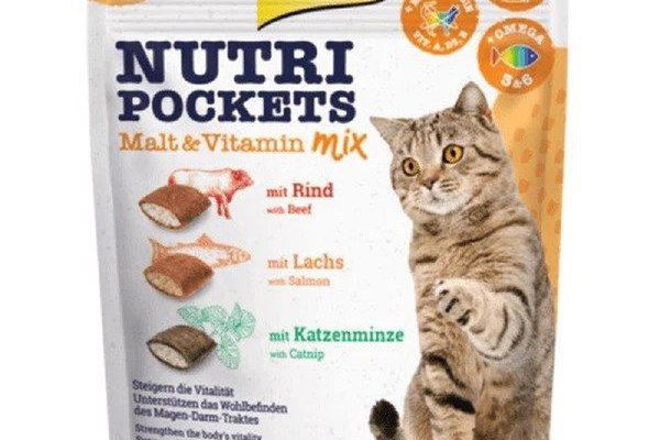 Recompense pisici, Gimpet Nutri Pockets cu Malt si Vitamine, 150 g