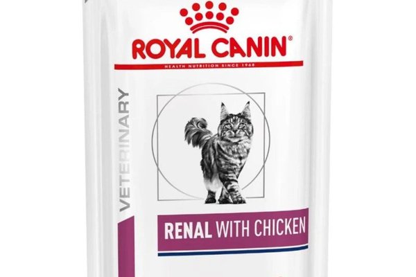 Royal Canin Renal with Chicken, hrana umeda pisica, 85 g