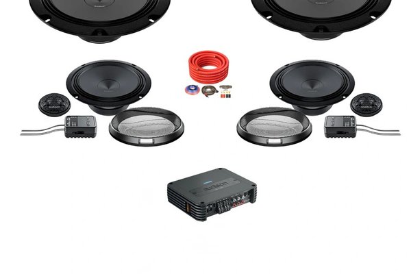 Pachet difuzoare auto cu amplificator pentru Audi Q7 4L facelift (2009-2015) - Audison Prima 520 W