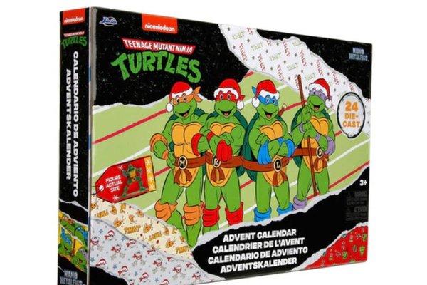 Calendar Advent Mini Figurine Diecast Teenage Mutant Ninja Turtles Battle Holiday 2024