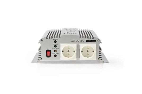 Invertor tensiune cu unda sinusoidala modificata 12V DC - 230V AC 1000W 2x iesire Schuko, NEDIS