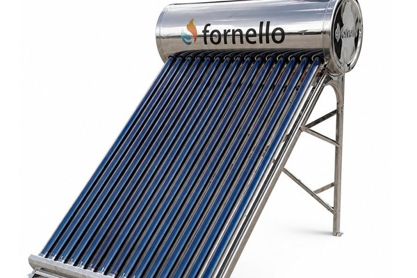 Panou Solar Nepresurizat Fornello 122L cu 15 Tuburi Vidate si Rezervor Inox