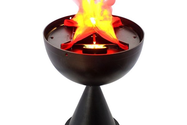 Lampa Decorativa Flacara cu Stand