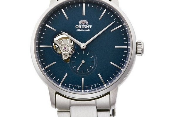 Ceas Automatik Orient CONTEMPORARY RA-AR0101L10B cu Design Open Heart