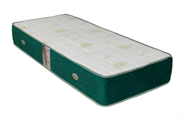 Saltea Superortopedica, 1 parte memory, 1 parte arcuri, 80x200 cm, H 27 cm, alb
