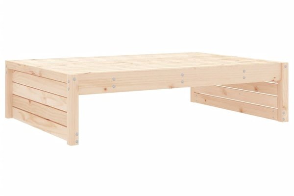 Taburet de gradina modular din lemn masiv de pin, 120 x 84 x 30 cm