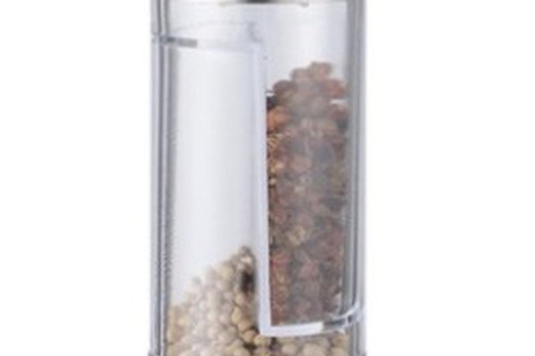 Rasnita 2 in 1 pentru piper si sare, Inox, Argintiu